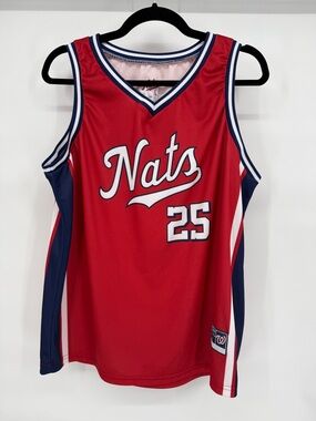 Washington Nationals Nats 25 Jersey Tank LargeBaseball Unisex Streetwear MLB Fan